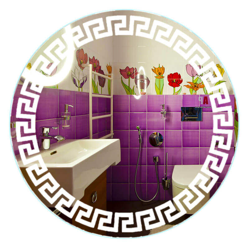 

Зеркало SmartWorld Milet серия Eco в ванную с подсветкой круглое 120x120x3 см (Eco-Milet-120x120)