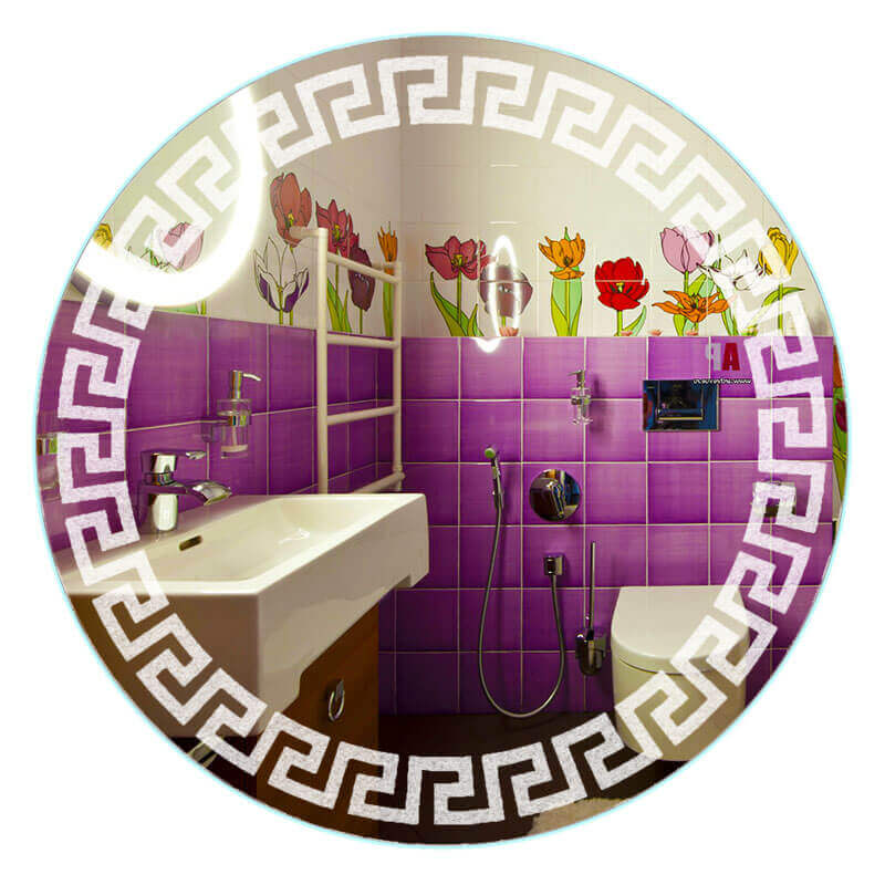 

Зеркало SmartWorld Milet с рисунком круглое 130x130x3 см (P-Milet-130x130)