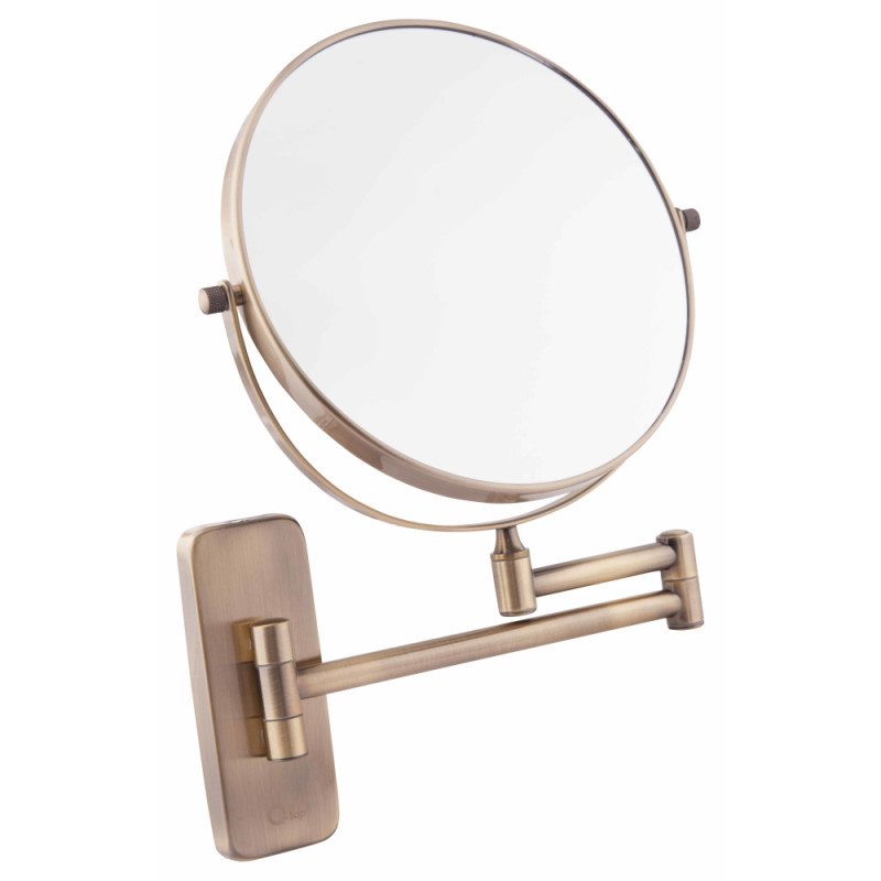

Зеркало косметическое Х3 Q-TAP LIBERTY ANT 1147 QTLIBANT1147 бронза (55402)