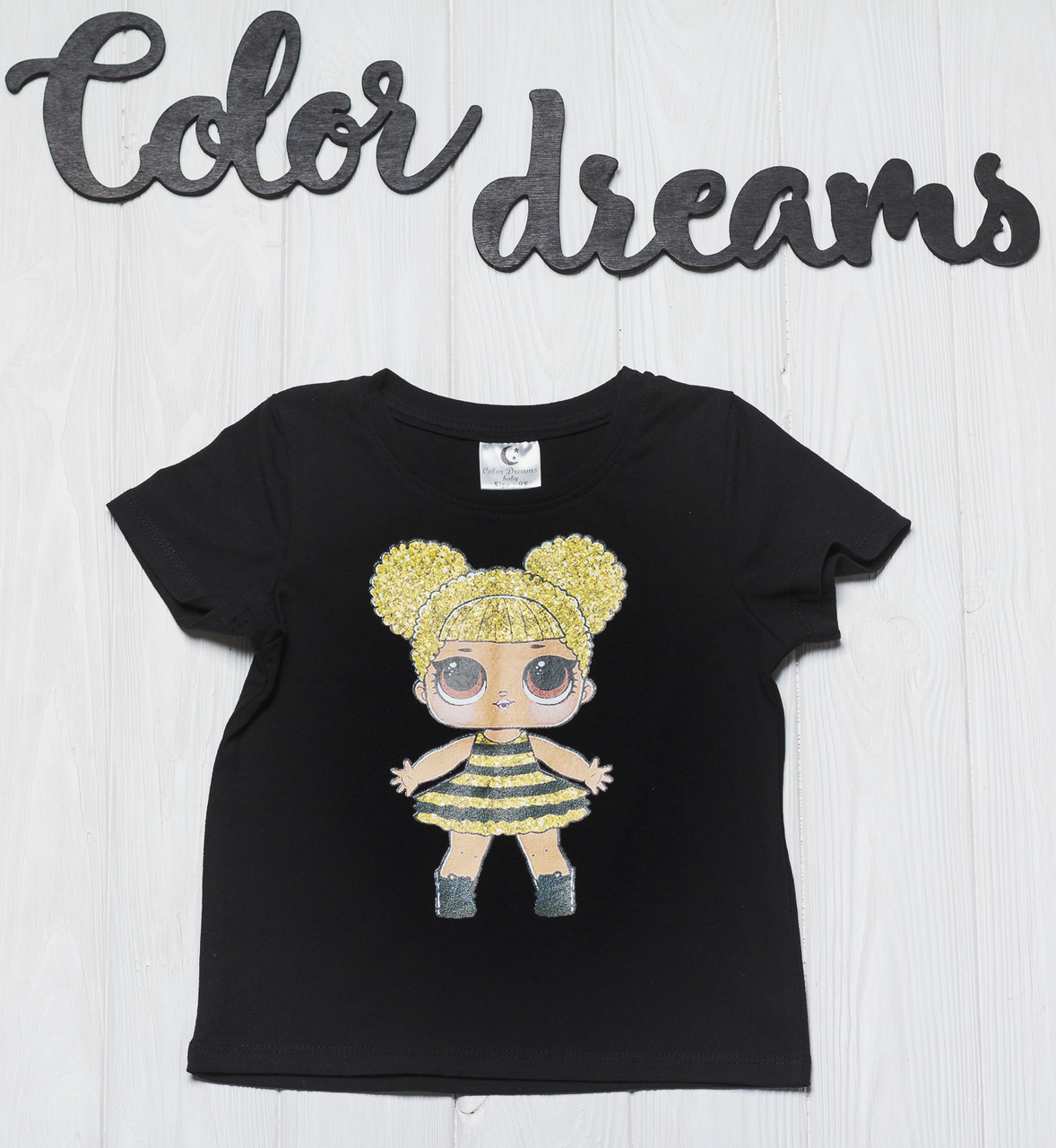 

Футболка Color Dreams 1045/4 122 Черная