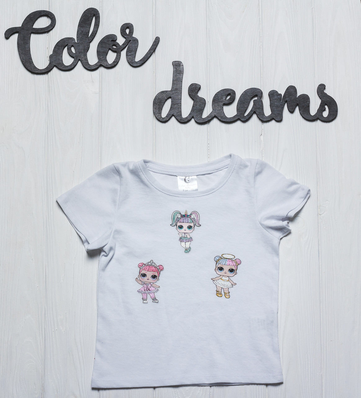 

Футболка Color Dreams 1045 98 Белая