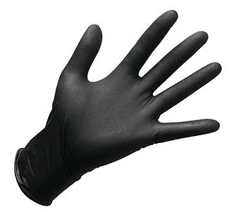 

Перчатки нитриловые STYLE BLACK Ampri 100 шт черные M