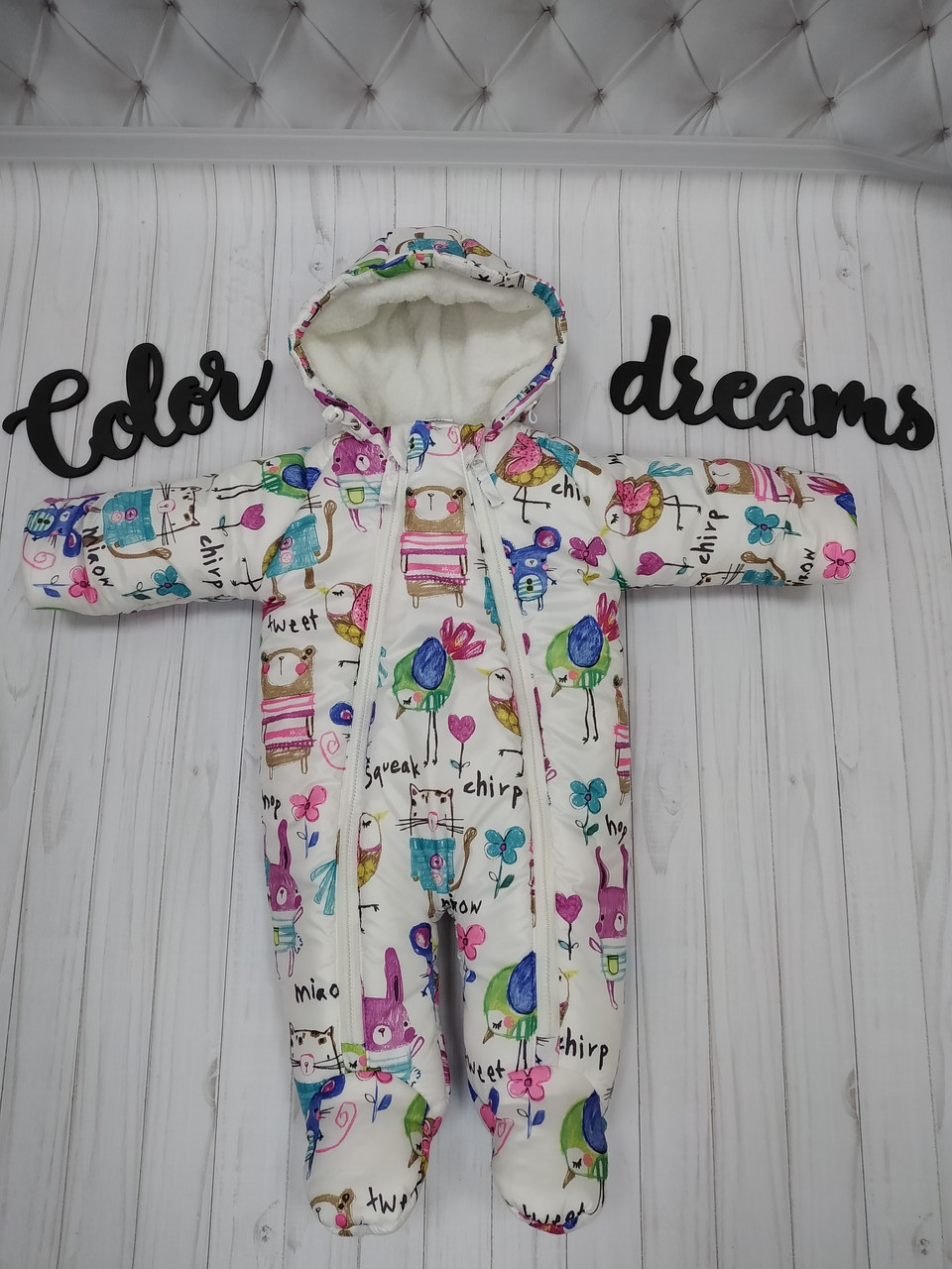 

Зимний комбинезон Color Dreams 1112/88 74 см Разноцветный