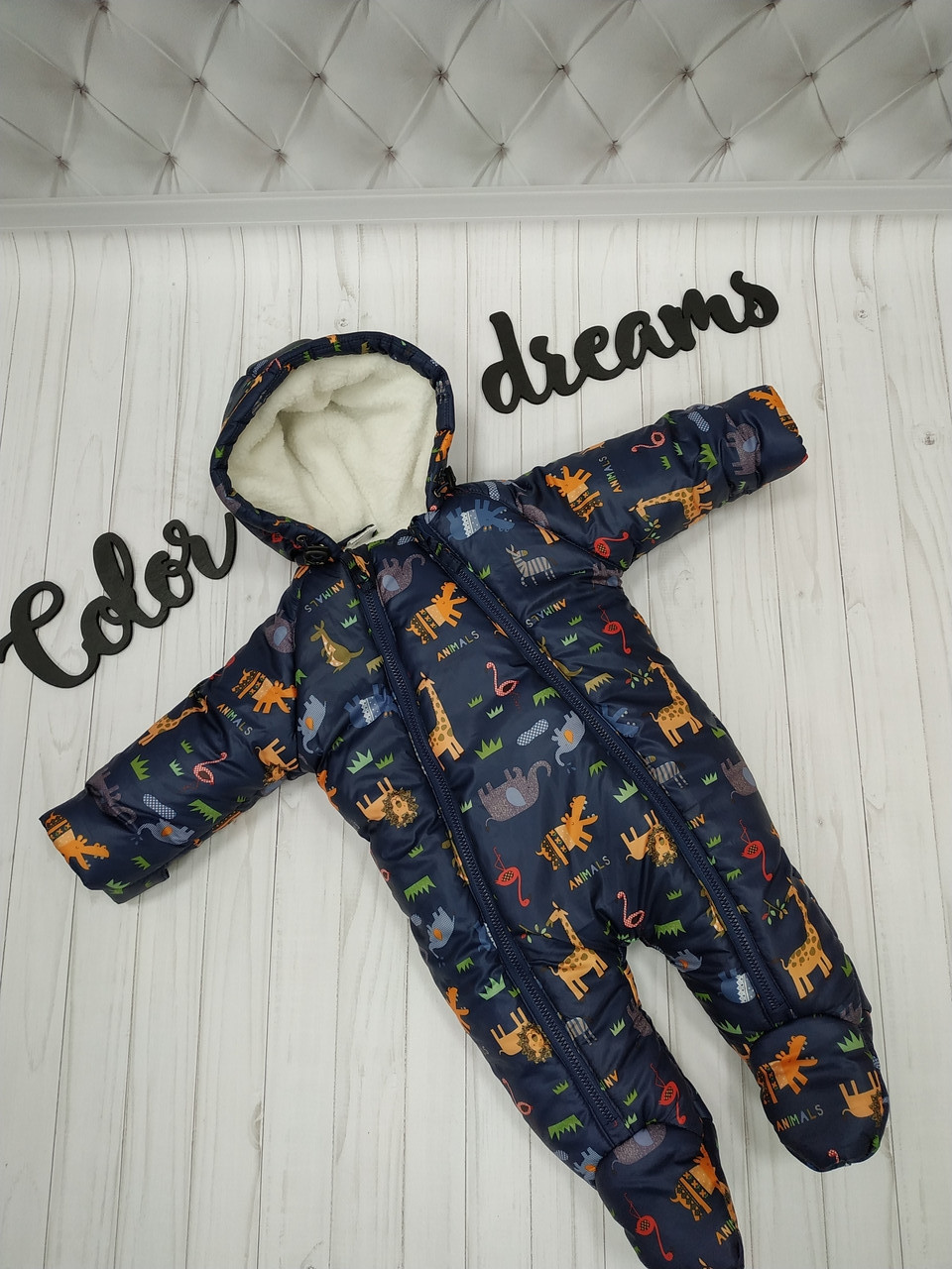 

Зимний комбинезон Color Dreams 1112/86 74 см Разноцветный