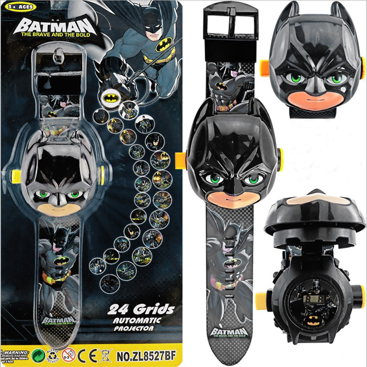 

Игровой набор Проекционные Часы Projector Бэтмен - Batman с 24 видами изображениями героев мультфильма