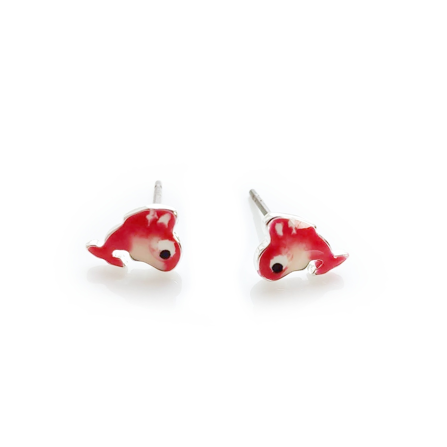 

Серьги Colibra рыбки красного цвета P14460Ag