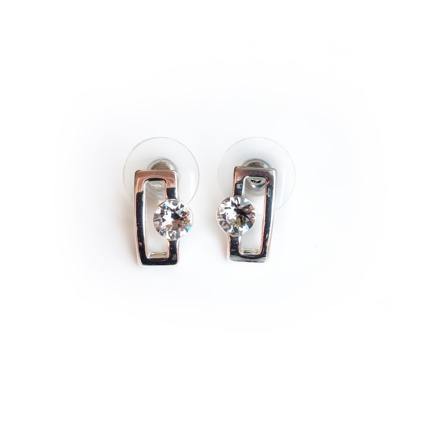 

Серьги Colibra прямоугольники с кристаллами Swarovski прозрачного цвета P7936Au