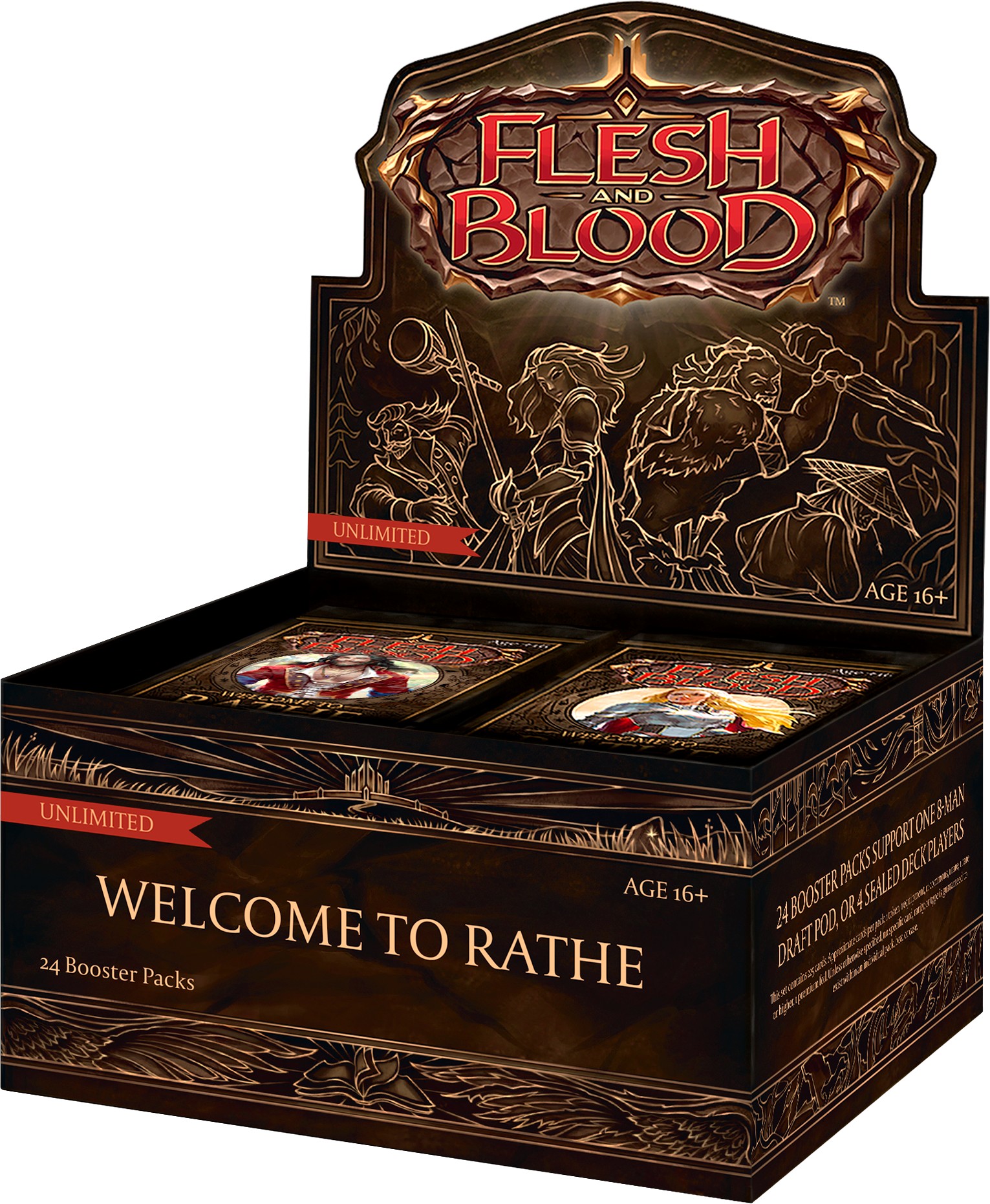 

Настольная игра Legend Story Studios Welcome To Rathe Unlimited - дисплей бустеров Flesh and Blood АНГЛ (1201)