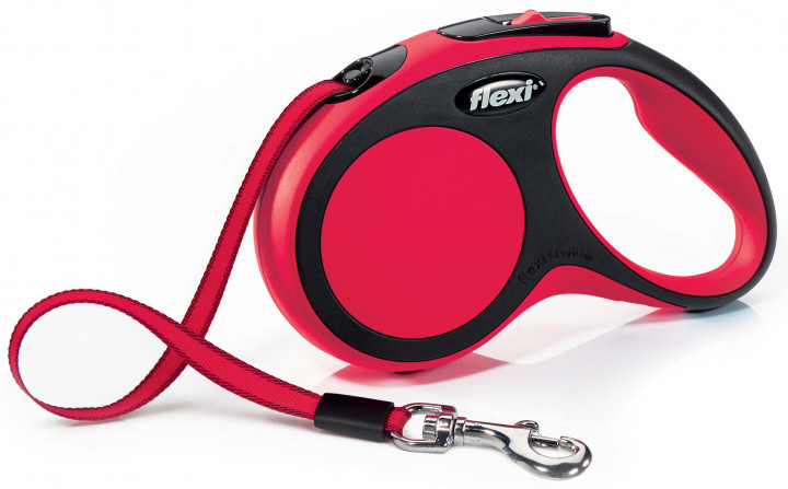 

Поводок-рулетка Flexi New Comfort S 5 м Красный (4000498028148)