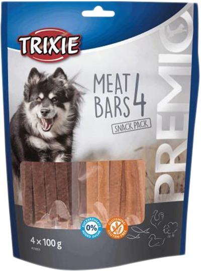 

Лакомство для собак Trixie 31853 Premio 4 Meat Bars с курицей, уткой, бараниной и лососем 4 x 100 г