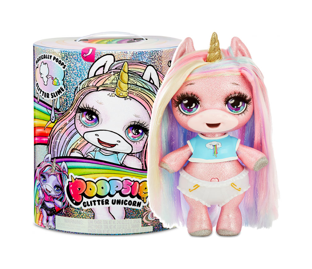 

Игровой набор Большая блестящая игрушечная единорожка MGA Entertainment Poopsie Surprise Glitter Unicorn (Пупси Единорог Слайм 3 волна с сюрпризами) Оригинал (561132)