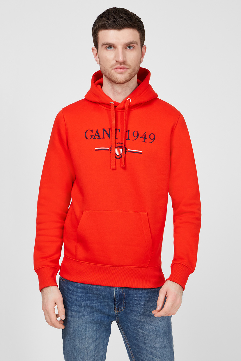 

Мужское красное худи 1949 CREST SWEAT Gant S 2007020