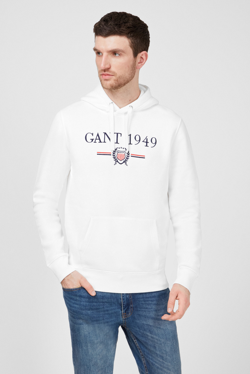 

Мужское белое худи 1949 CREST SWEAT Gant XXL 2007020