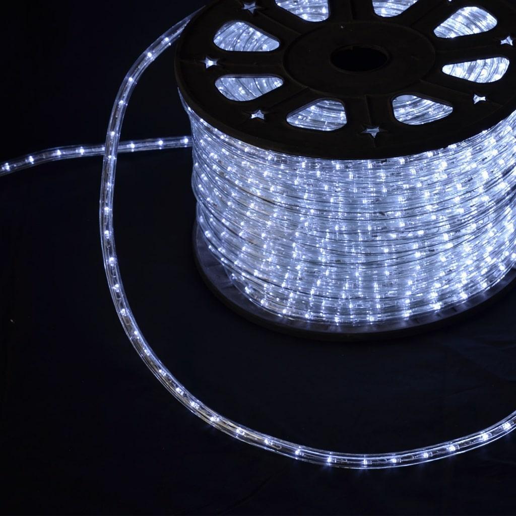 

Уличная Герметичная Светодиодная гирлянда Дюралайт "Rope Light" Starlight, 100 метров Белый, 1800 LED прозрачный силиконон