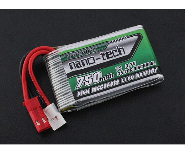 

Аккумулятор LiPo Turnigy nano-tech 750mah 1S 35-70C JST connector