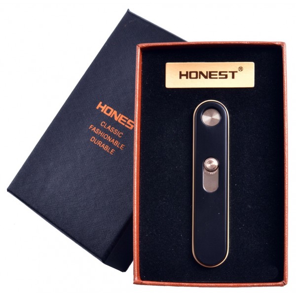 

USB зажигалка в подарочной упаковке "Honest" (спираль накаливания) №4825 Black