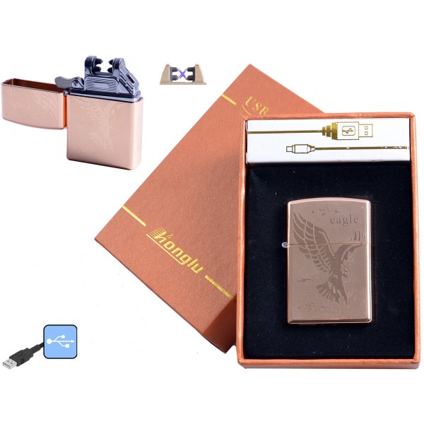 

Электроимпульсная зажигалка Honglu Eagle (USB) №4777-2