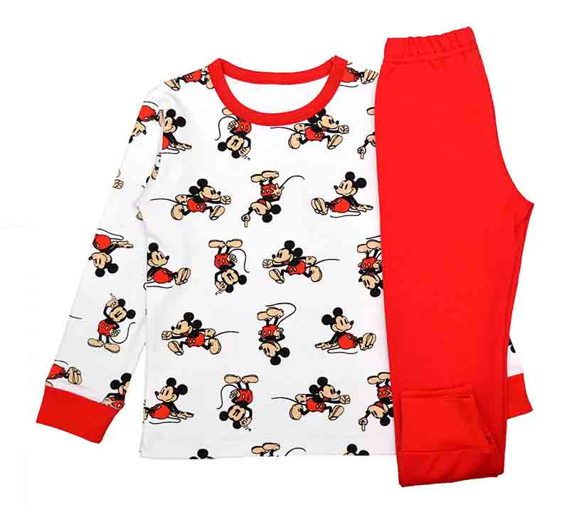 

Пижама Interkids МиккиМаус 7 лет 122 см Красная 1706