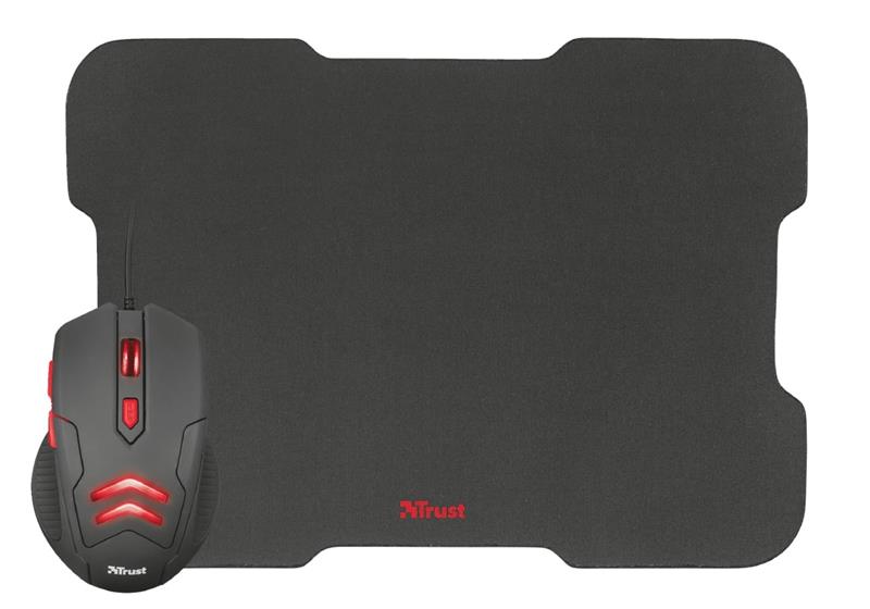 

Мышь Trust Ziva (21963) Black USB + коврик