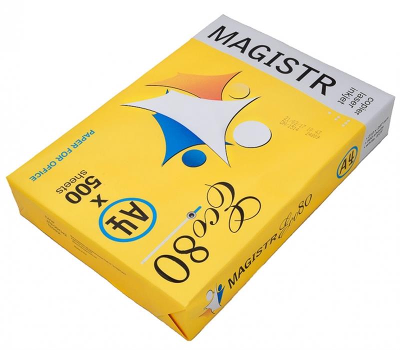 

Бумага Magistr Eco 80g/m2, A4, 500л, class C, белизна 150% CIE