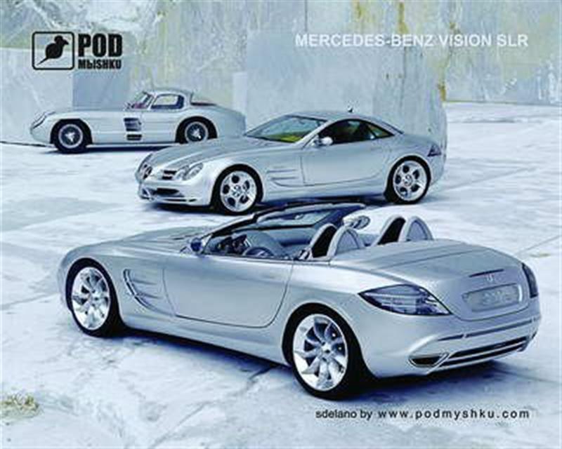 

Коврик для мыши Podmyshku Mercedes Vision SLR