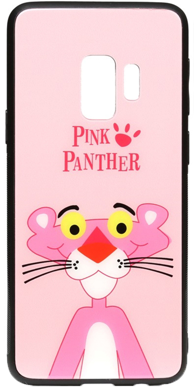 

Панель TOTO Cartoon Print Glass Case для Samsung Galaxy S9 Pink Panther