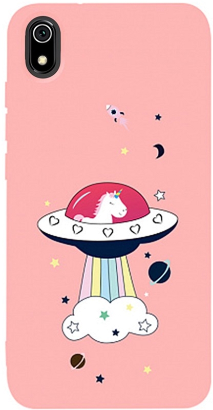 

Панель TOTO Matt TPU 2mm Print Case для Xiaomi Redmi 7A Ufo Pink