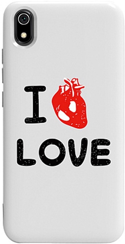 

Панель TOTO Pure TPU 2mm Print Case для Xiaomi Redmi 7A Love Heart White