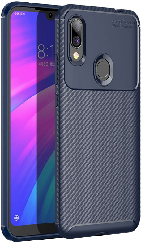 

Панель TOTO TPU Carbon Fiber 1.5mm Case для Xiaomi Redmi 7 Dark Blue