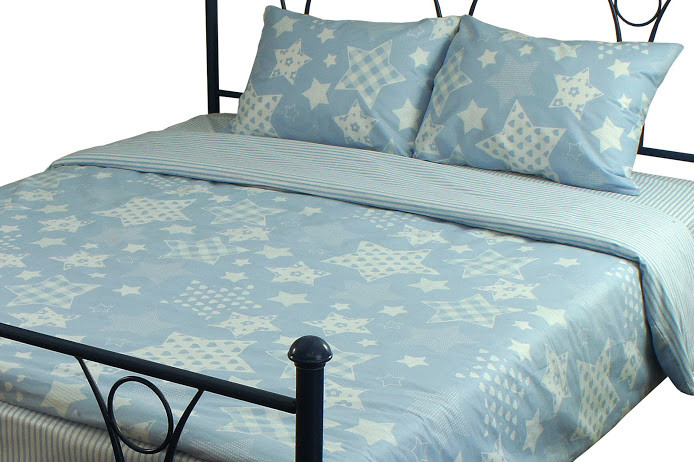 

Комплект постельного белья Руно полуторный бязь подростковый арт.1.116_Blue star