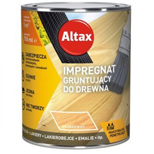 

Грунтующая пропитка Altax Impregnat для дерева на алкидной основе прозрачная матовая