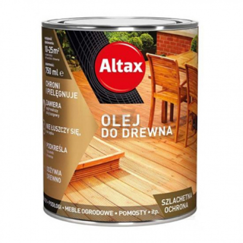 

Защитное масло для дерева Altax Olej матовое тик