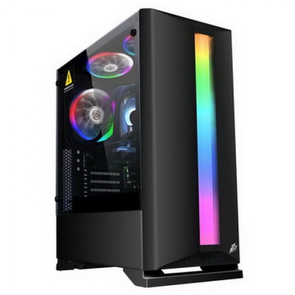 

Корпус 1stPlayer Rainbow R6-R1 Color LED Black без БП