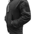 Тактична куртка № 2 ESDY A012 Black 2XL чоловіча - зображення 5