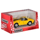 Детская коллекционная машинка SHELBY COBRA KT5322W инерционная (Жёлтый)