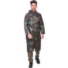 Плащ от дождя размер 110-120см, L-XL (PVC, PL, Камуфляж Woodland) (TY-0531_Камуфляж Woodland)