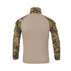 Тактическая рубашка Lesko A655 Camouflage XXL (38 р) кофта с длинным рукавом камуфляжная армейская для военных - изображение 2