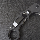 Ніж складаний керамбит Emerson Super Karambit (довжина: 20см, лезо: 9см) чорний, з шайбою emerson - зображення 7