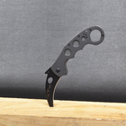 Ніж складаний керамбит Emerson Super Karambit (довжина: 20см, лезо: 9см) чорний, з шайбою emerson - зображення 12