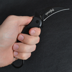 Нож складной керамбит FOX 478 (длина: 18.5см, лезвие: 7.5см), черный - изображение 10