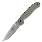 Нож складной Ontario RAT-1 (длина: 219мм, лезвие: 84мм, сатин), olive drab 8848OD - изображение 1