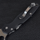 Нож складной SPYDERCO Para-Military С81 (длина: 21.0см, лезвие: 8.7см), черный - изображение 7