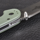 Нож складной Ontario RAT-1 (длина: 219мм, лезвие: 84мм, сатин), olive drab 8848OD - изображение 10