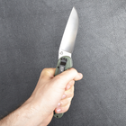 Нож складной Ontario RAT-1 (длина: 219мм, лезвие: 84мм, сатин), olive drab 8848OD - изображение 11