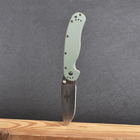 Нож складной Ontario RAT-1 (длина: 219мм, лезвие: 84мм, сатин), olive drab 8848OD - изображение 13