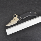 Нож складной Spyderco Khalsa (длина: 17.5см, лезвие: 8см), черный - изображение 9