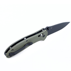 Нож складной Ganzo G7393 (длина: 205мм, лезвие: 87мм, черное), зеленый - изображение 2