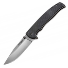 Нож складной Boker Magnum Black Flash (длина: 218мм, лезвие: 95мм), черный-стальной - изображение 1
