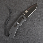 Нож складной Ontario Utilitac 2 Tactical JPT-3R (длина: 200мм, лезвие: 89мм), черный 8902 - изображение 7