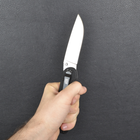 Нож складной Ontario RAT-1A (длина: 219мм, лезвие: 84мм, сатин), черный 8870 - изображение 8